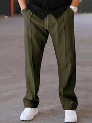 Wide-Leg Baggy Trousers