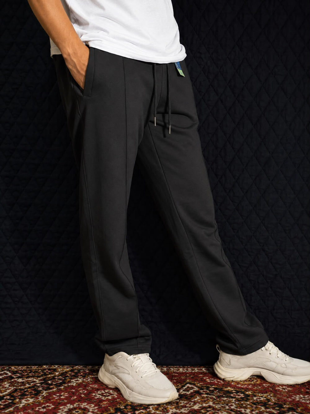 Wide-Leg Baggy Trousers