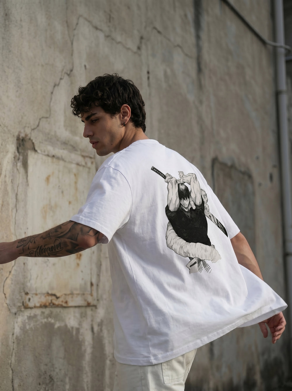 anime streetwear  Oversize Tee