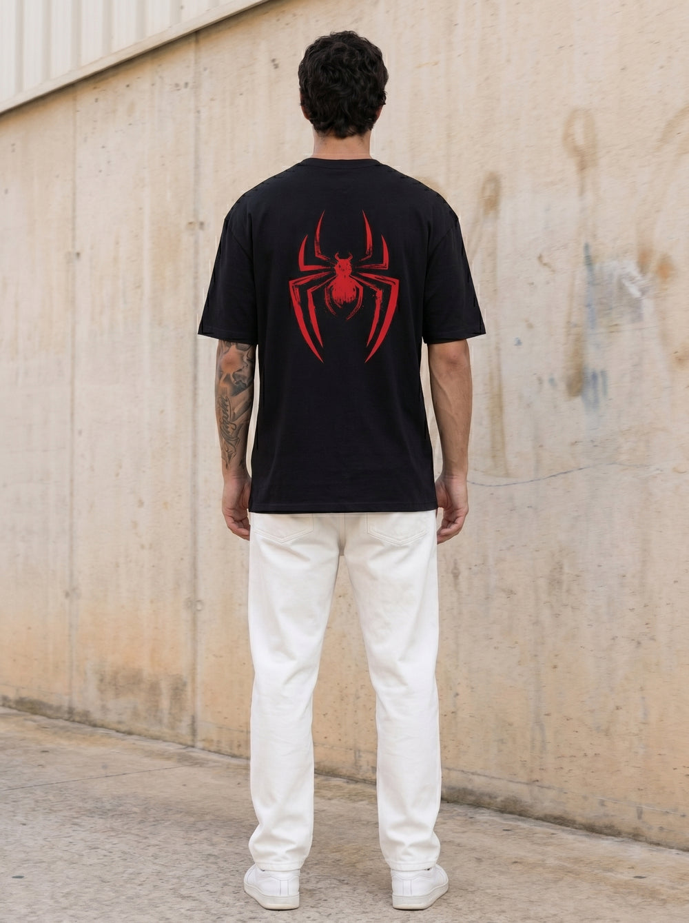 Spider Graphic Oversized T-Shirt