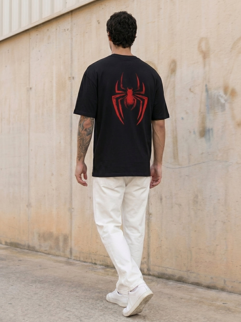Spider Graphic Oversized T-Shirt