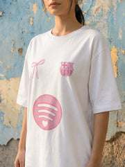 Pink Aesthetic Oversized Tee