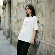 Minimalist Bow Oversized T-Shirt