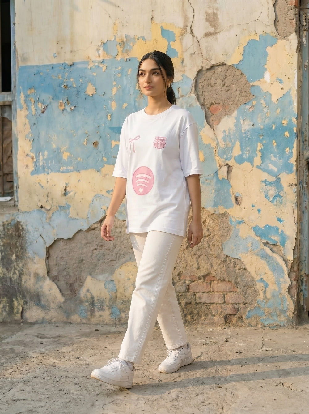 Pink Aesthetic Oversized Tee