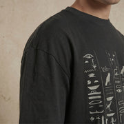 Ancient Egypt Hieroglyph Oversized T-Shirt