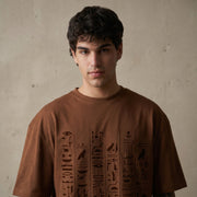 Ancient Egypt Hieroglyph Oversized T-Shirt