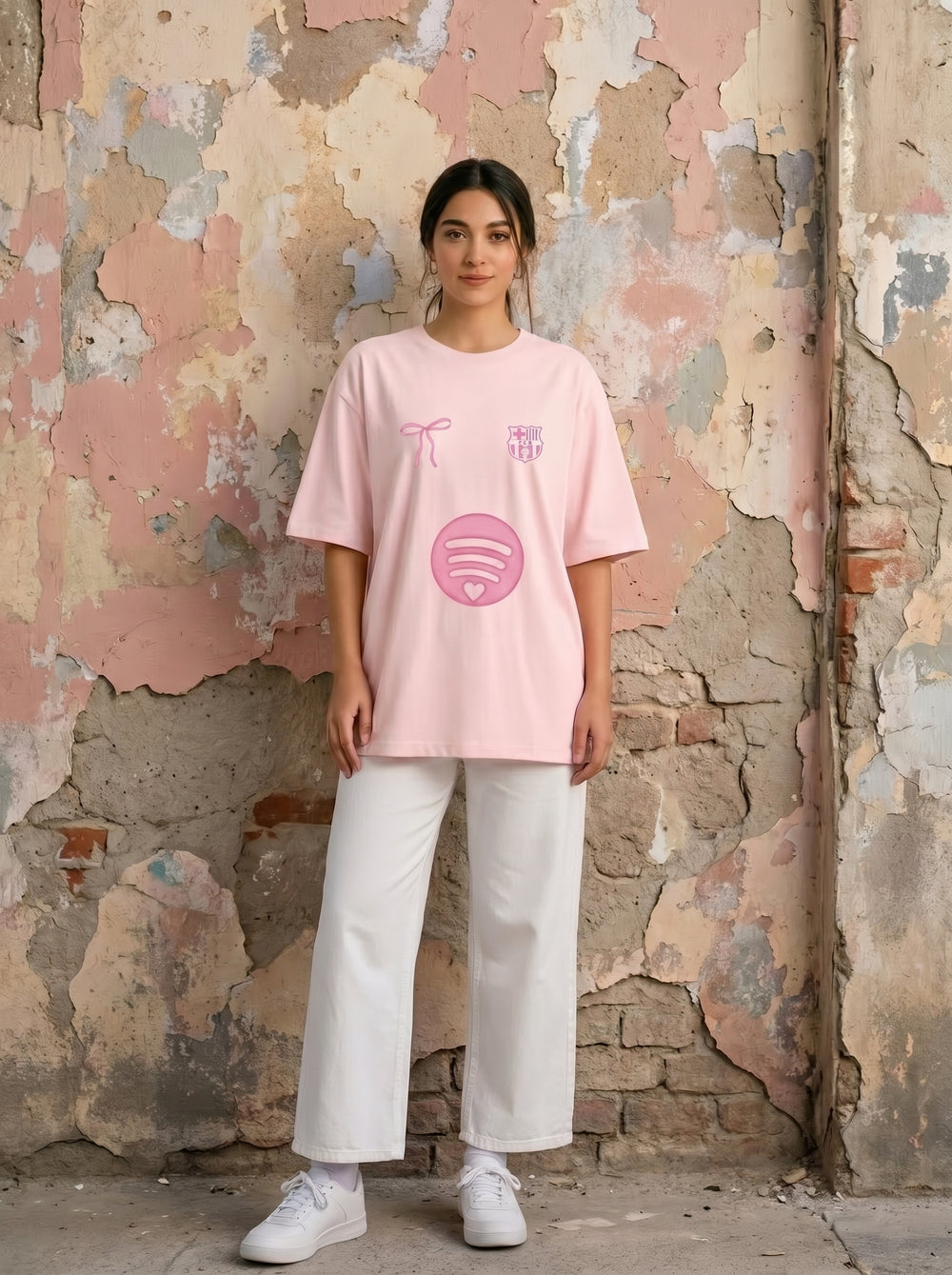 Pink Aesthetic Oversized Tee
