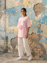 Pink Aesthetic Oversized Tee