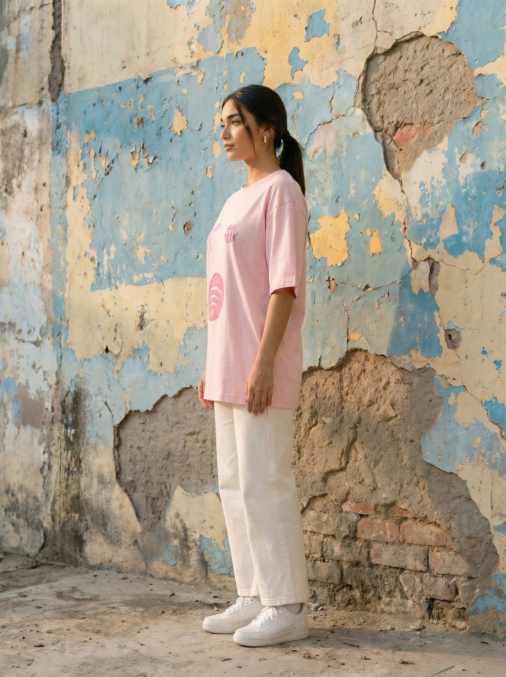 Pink Aesthetic Oversized Tee