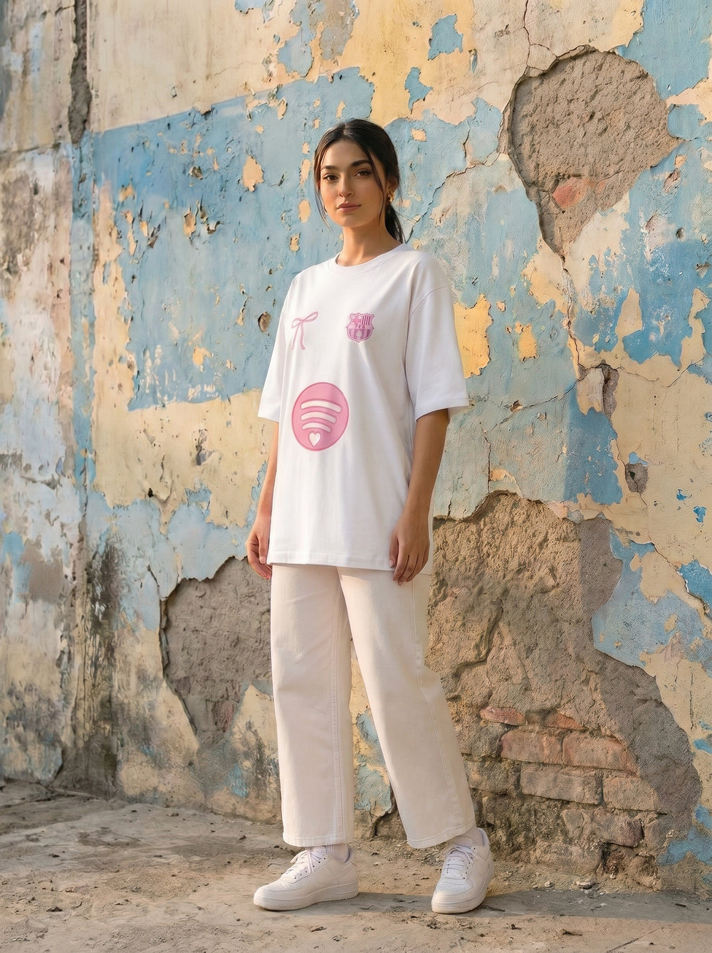 Pink Aesthetic Oversized Tee
