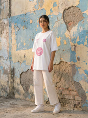 Pink Aesthetic Oversized Tee
