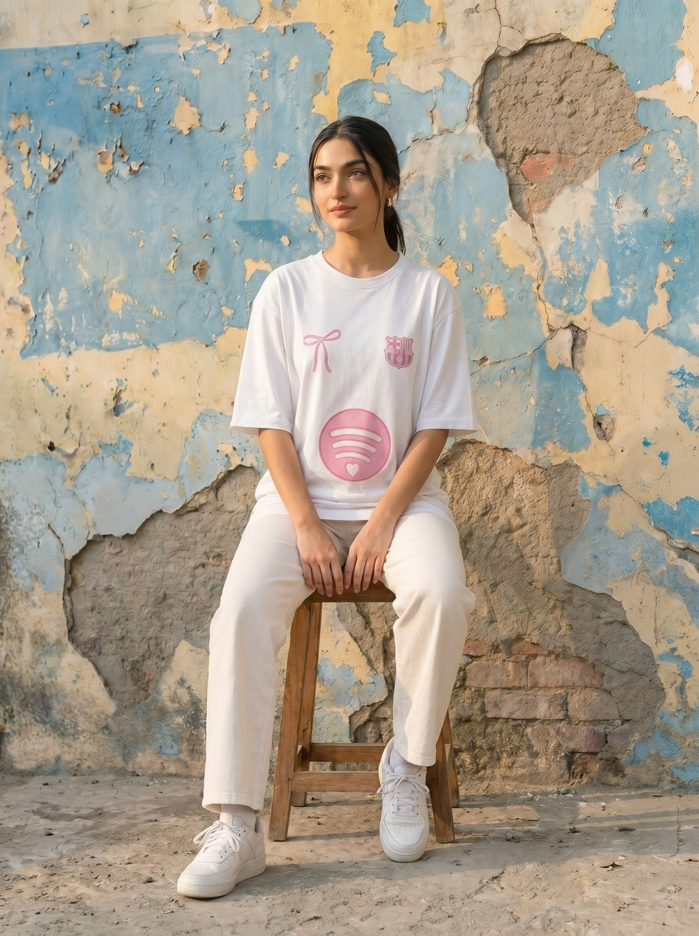 Pink Aesthetic Oversized Tee