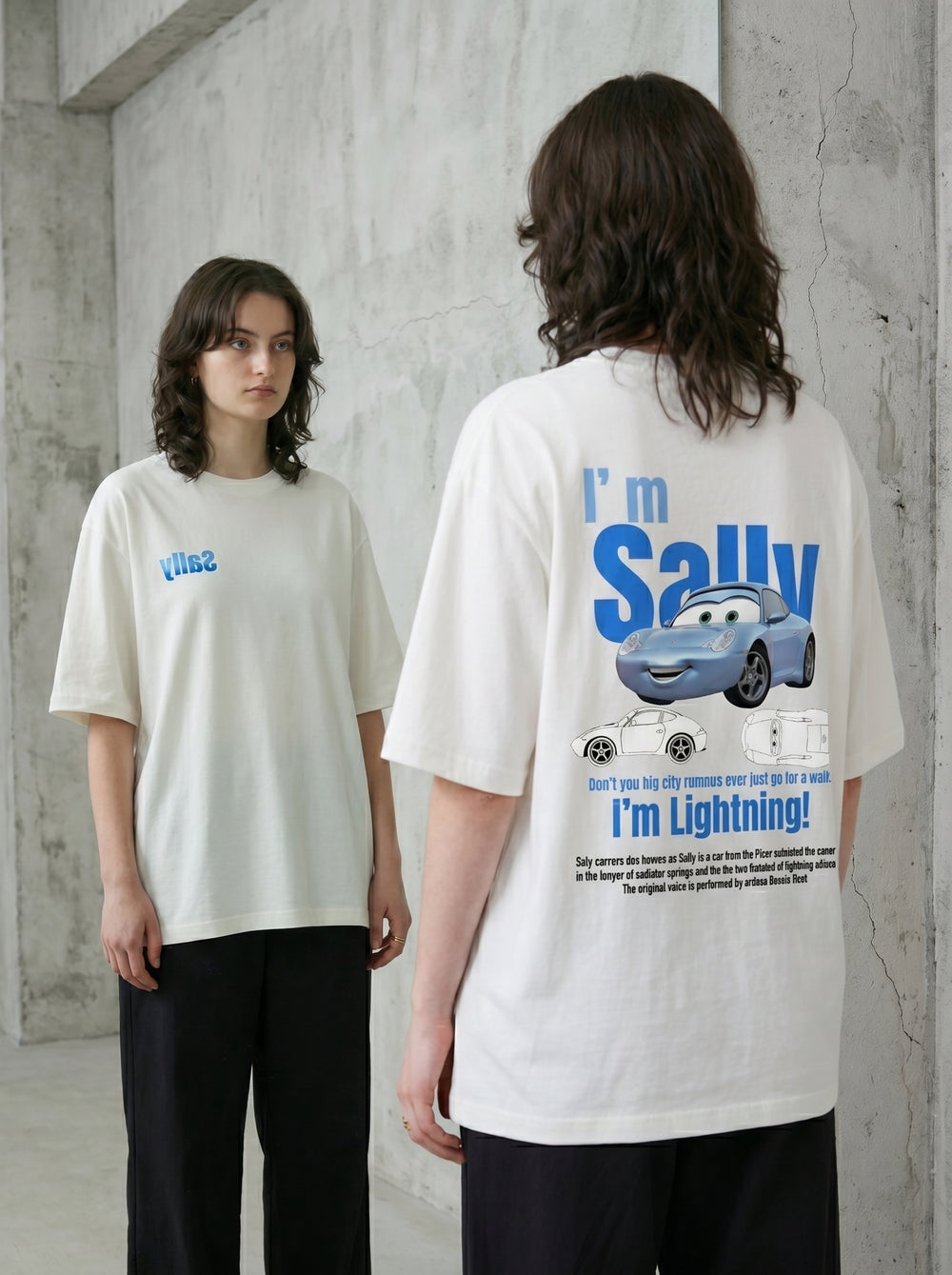 SALLY Oversized Graphic T-Shirt