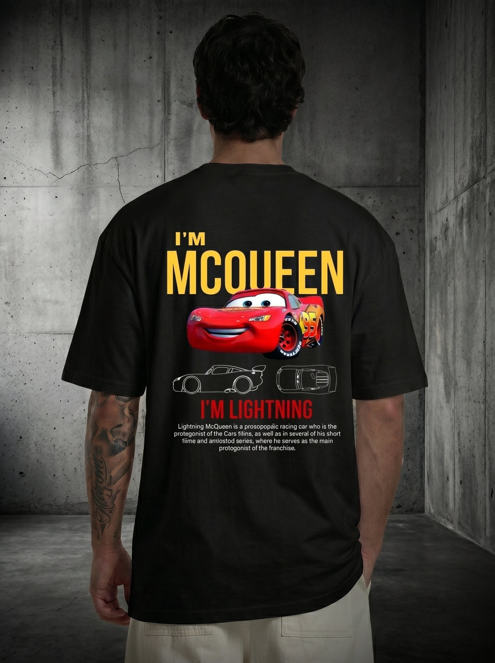 McQueen Graphic Oversized T-Shirt