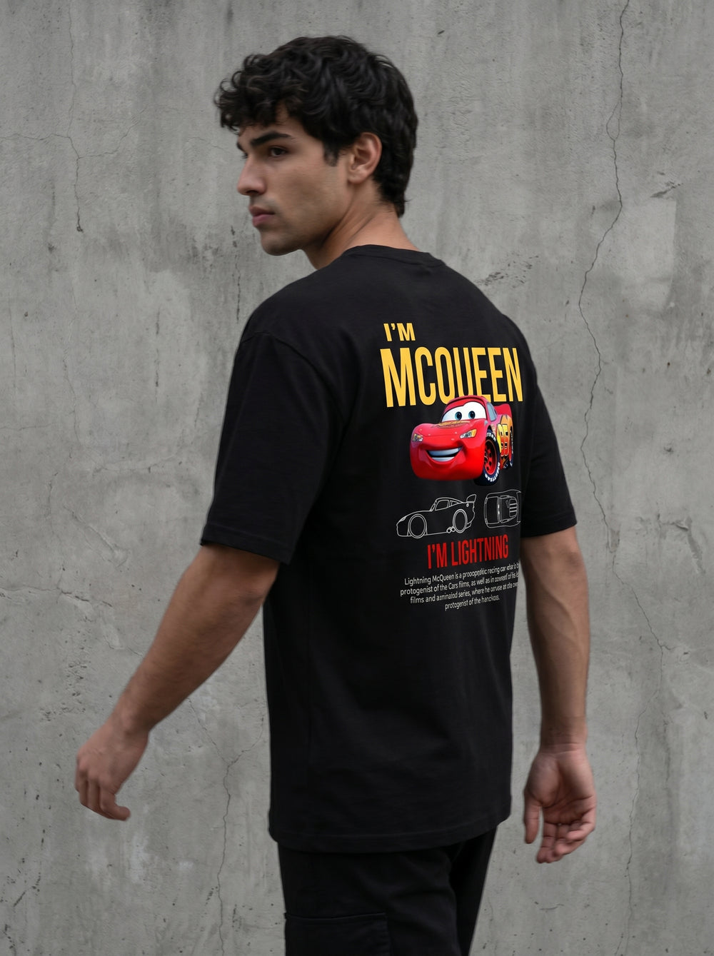 McQueen Graphic Oversized T-Shirt