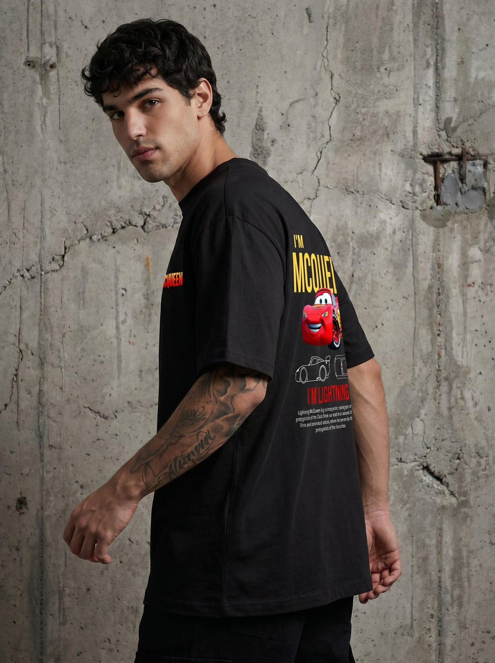 McQueen Graphic Oversized T-Shirt